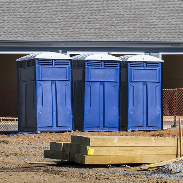 how do you dispose of waste after the portable restrooms have been emptied in Belleville